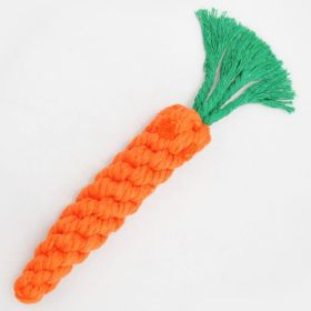 Vocal Animal Plush for Pet Dog Molar Teeth Cleaning Training (Option: Radish)
