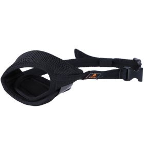 Mouth Cover To Prevent Eating Indiscriminately Large Labrador Dog (Option: Black-XL)
